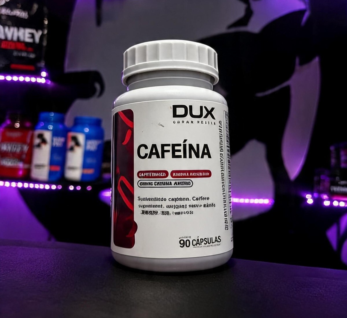 Cafeína Dux 60 cáps - frente